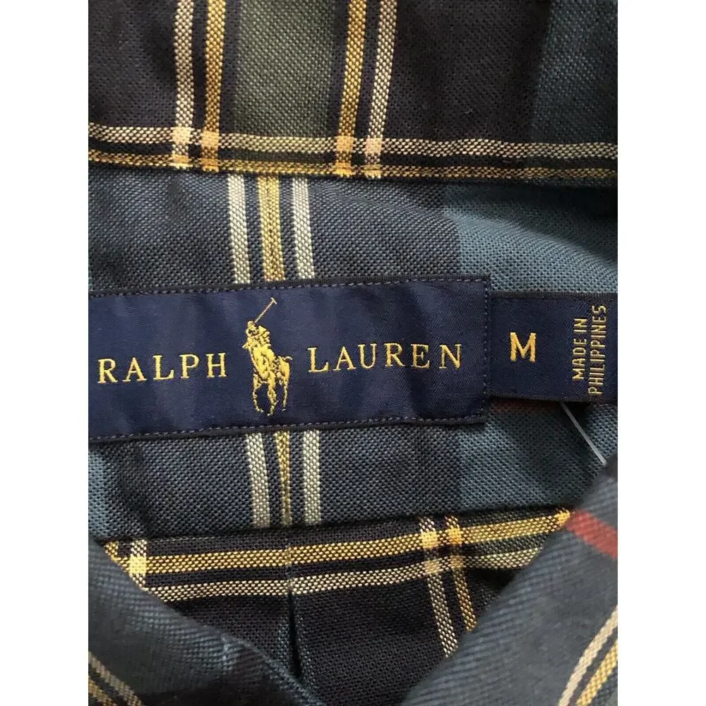 Polo Ralph Lauren Pony Logo Long Sleeve Classic Fit Button Down Shirt Men’s SzM